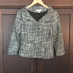 White House-Black Market tweed jacket, size 4